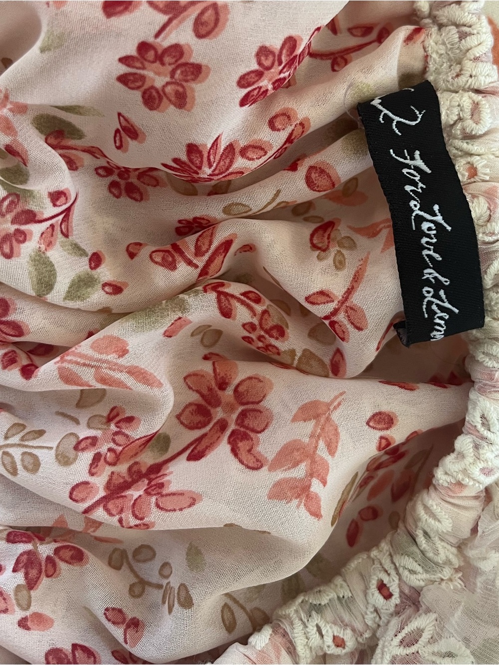 FL&L ‘Sweet Disposition’ Ruffle Crop Top - Picture 10 of 11
